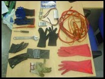 Material para cometer atracos