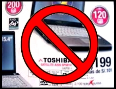 Toshiba engaña